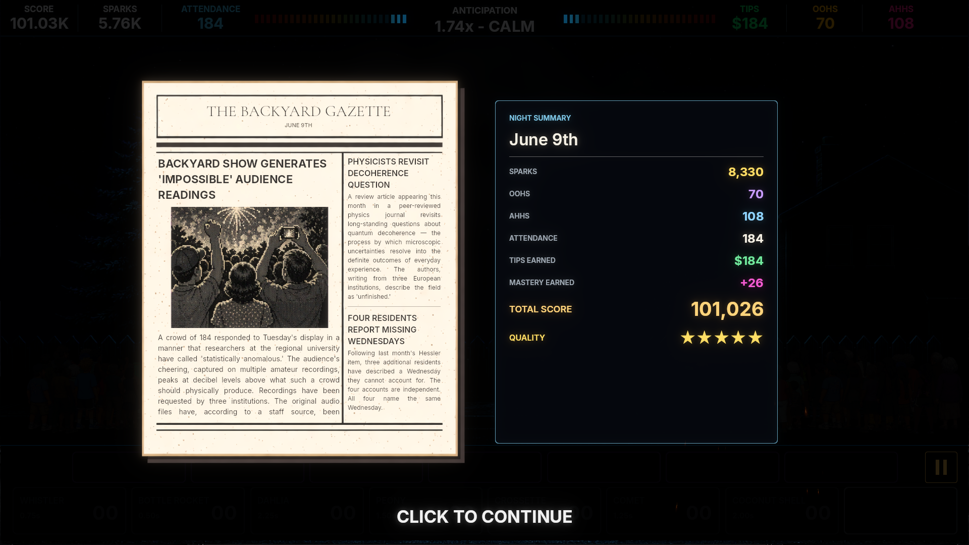 The Last Show screenshot